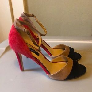 White House Black Market suede heels